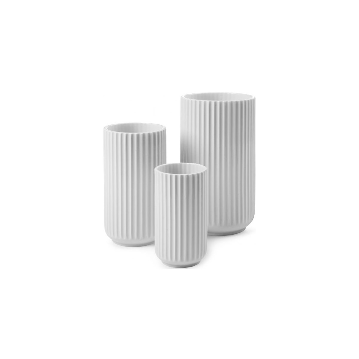 Mew Mew civile Seaside Lyngby Porcelæn Vase hvid - 25 cm
