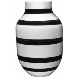 Kähler Omaggio Vase sort 30,5 cm.