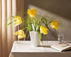 Kähler Hammershøi Unfold vase 20,5 cm. hvid