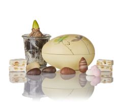 Gult Cocoture metalæg med lækker mix