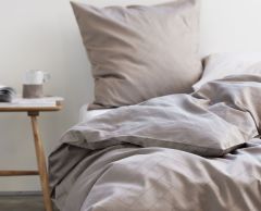 Sødahl Tiles sengesæt taupe. Ekstra længde. 2 sæt 140x220 cm.