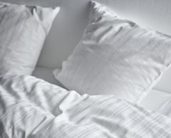 Sødahl Noble sengesæt hvidt. Ekstra længde. 2 sæt 140x220 cm.