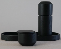 Ekta Living træbakke, saltkar og kværn