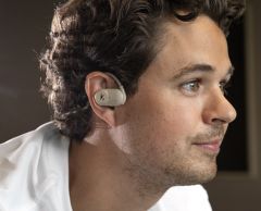 Kreafunk Free Open-ear høretelefoner ivory sand