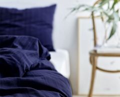 Sødahl Noble sengesæt, navy. 2 sæt 140x200 cm.