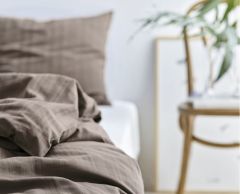 Sødahl Noble sengesæt, taupe. 2 sæt 140x200 cm.