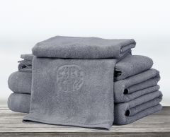 Georg Jensen Damask håndklædepakke M ocean grey