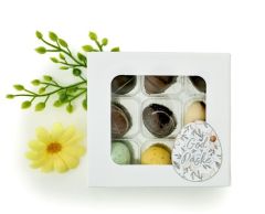 Æske med marcipanæg, fugleæg og luksusæg