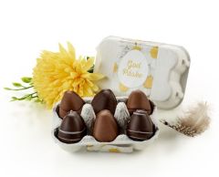 Æggebakke med 6 stk. marcipanæg